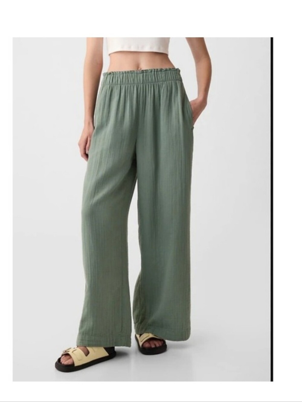 GAP Gause Whide Leg Pants Women Size Small